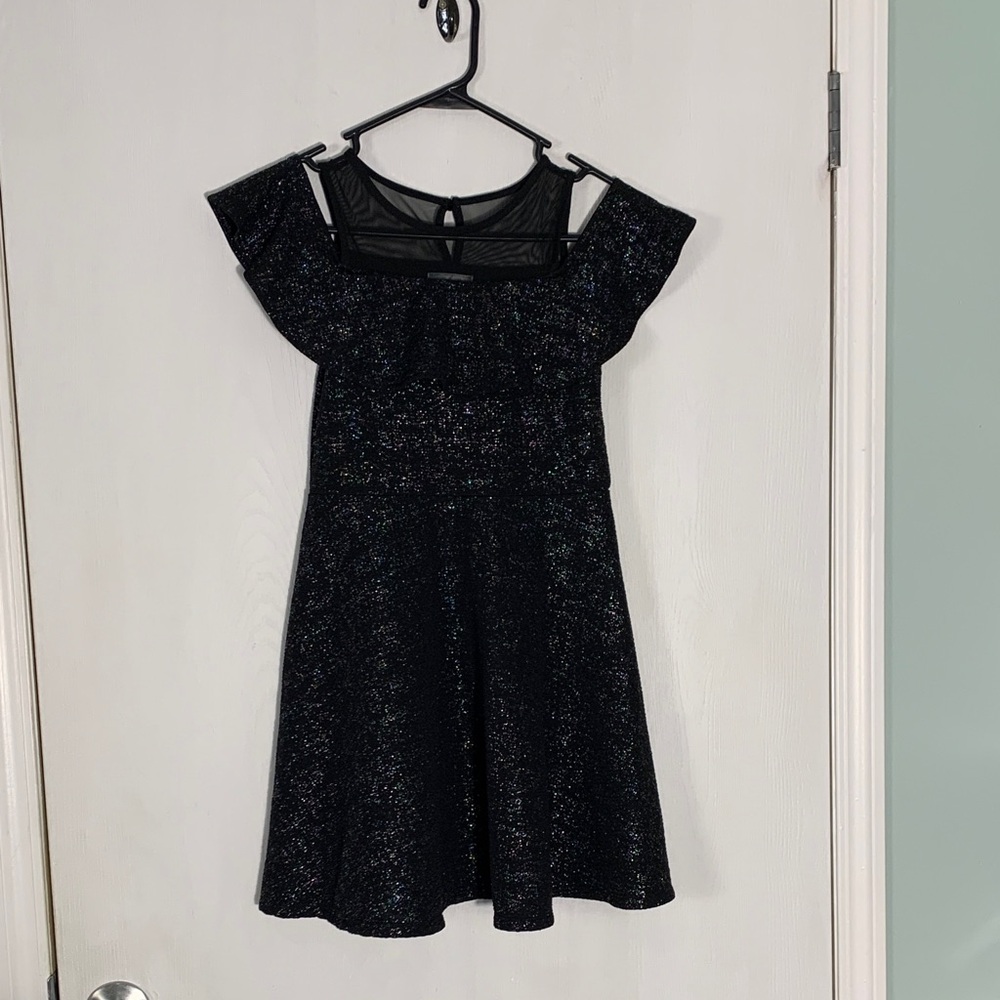 D-signed Disney Glittery Black Sparkling Dress Size M